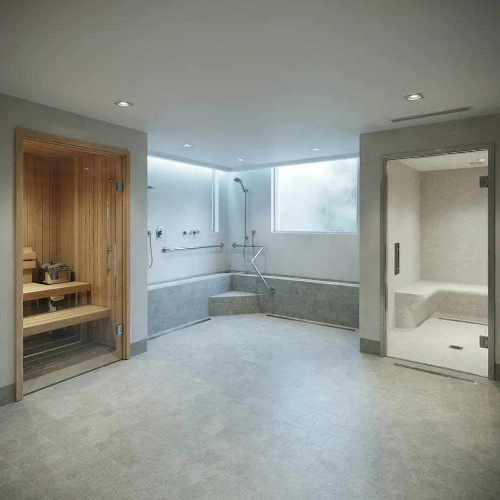 bygga relaxavdelning spa anlaggning vasteras